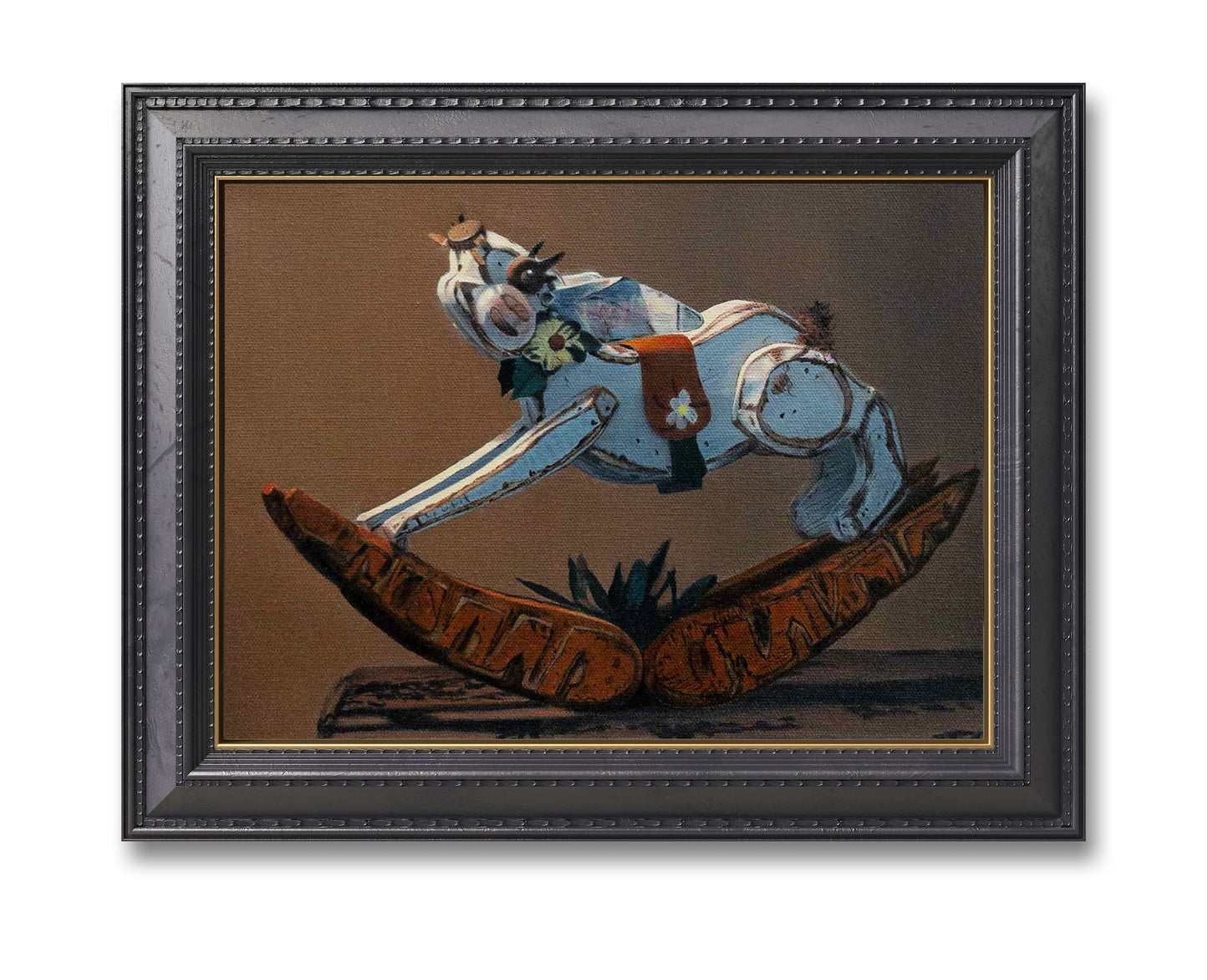 Rocking Rabbit | Oil on canvas