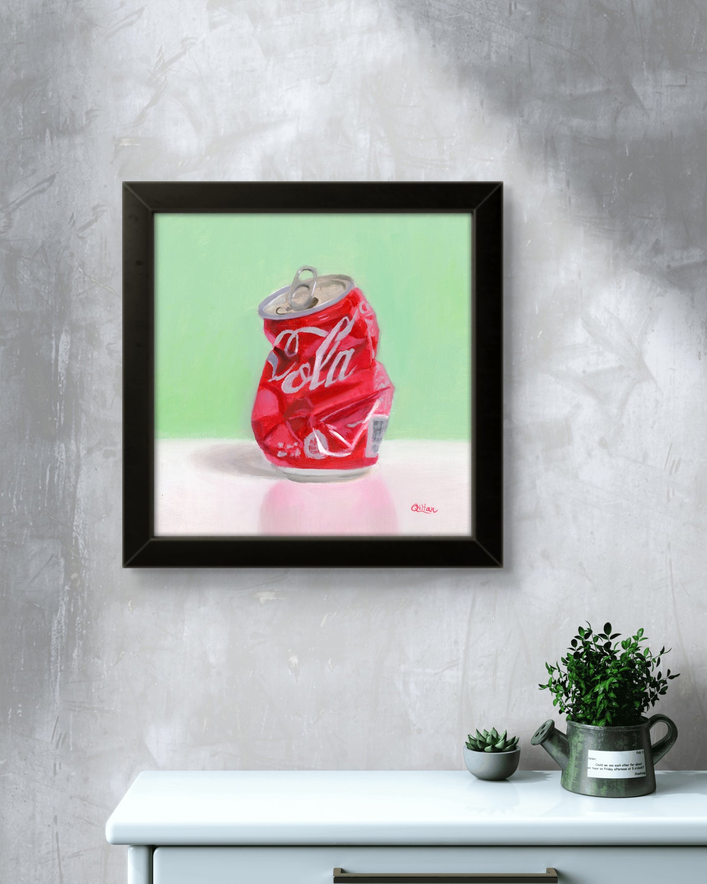 Still life Artwork | Cola | Oil Painting